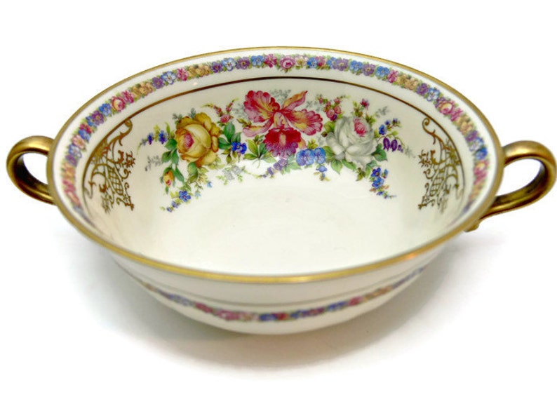 Rosenthal Soup Bowls With Handles Set of 4 Flat Cream Etsy