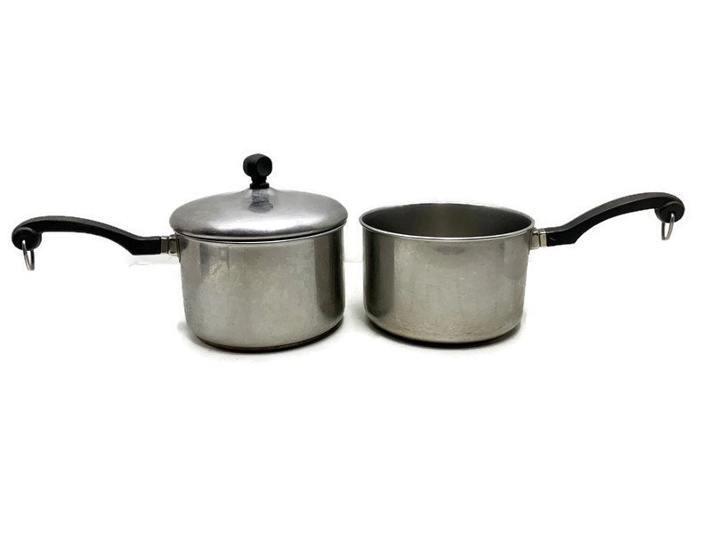 Rena Ware 2 Qt Saucepan West Bend Multi-Ply Stainless Frying Pot Casserole  & Lid