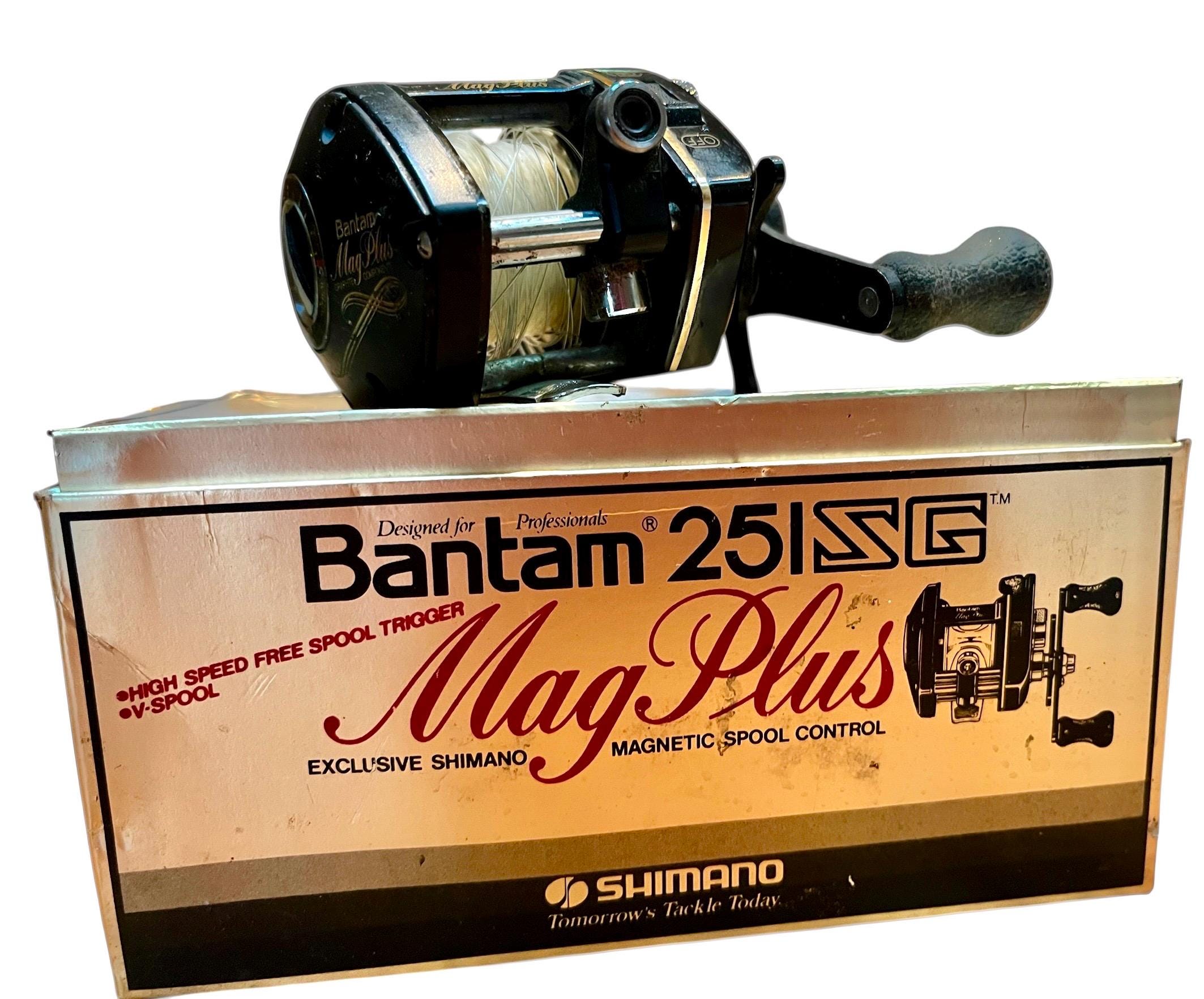 リール SHIMANO Bantam Mag Plus BMP251SG Vintage Bantam Mag Plus 251 SG Fishing Reel With Original Box