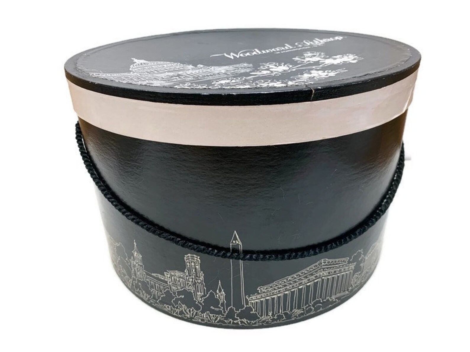 Vintage Hat Box Woodward & Lothrop Washington D.C. 1950s Etsy