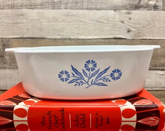 Corning Ware Blue Cornflower, Vintage A Series 2 Qt Corningware Casserole, A-2-B, No Lid