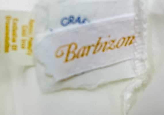 1950s White Slip, Vintage Barbizon Size 36 Full C… - image 8
