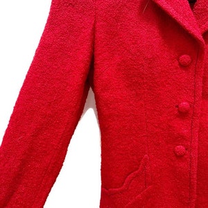 60s Red Boucle Suit Vintage 1960s Jacket and Skirt Size - Etsy