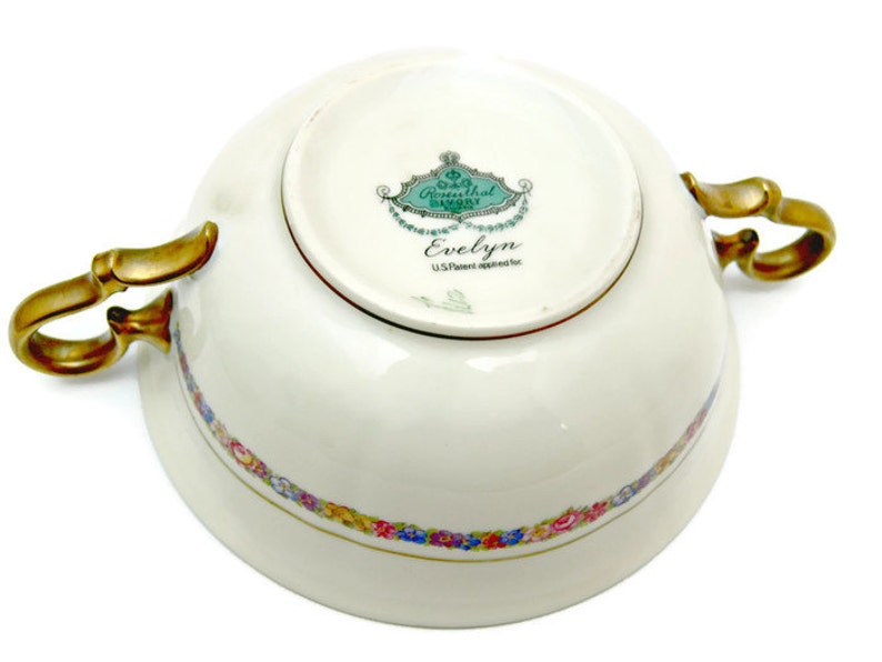 Rosenthal Soup Bowls With Handles Set of 4 Flat Cream Etsy