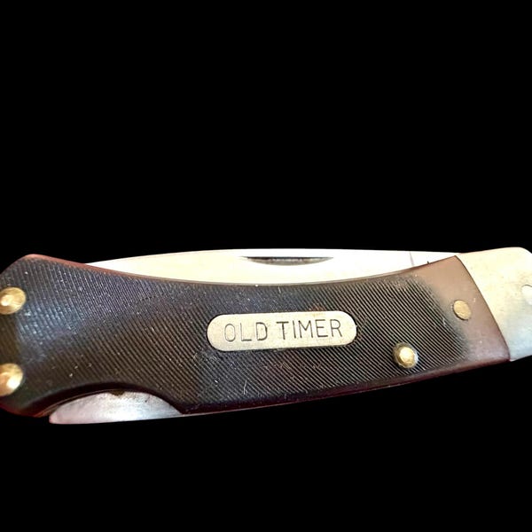 Vintage Schrade USA Old Timer 30T Lockback Pocket Knife
