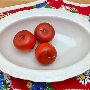 Portuguese Serving Bowl by Matceramica, Vintage White Oval Stoneware Ceramic China Made in Portugal Fruit Bowl