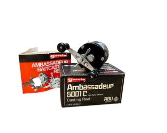 Vintage Abu Garcia Ambassadeur 5001C Reel: 1980s With Original Box