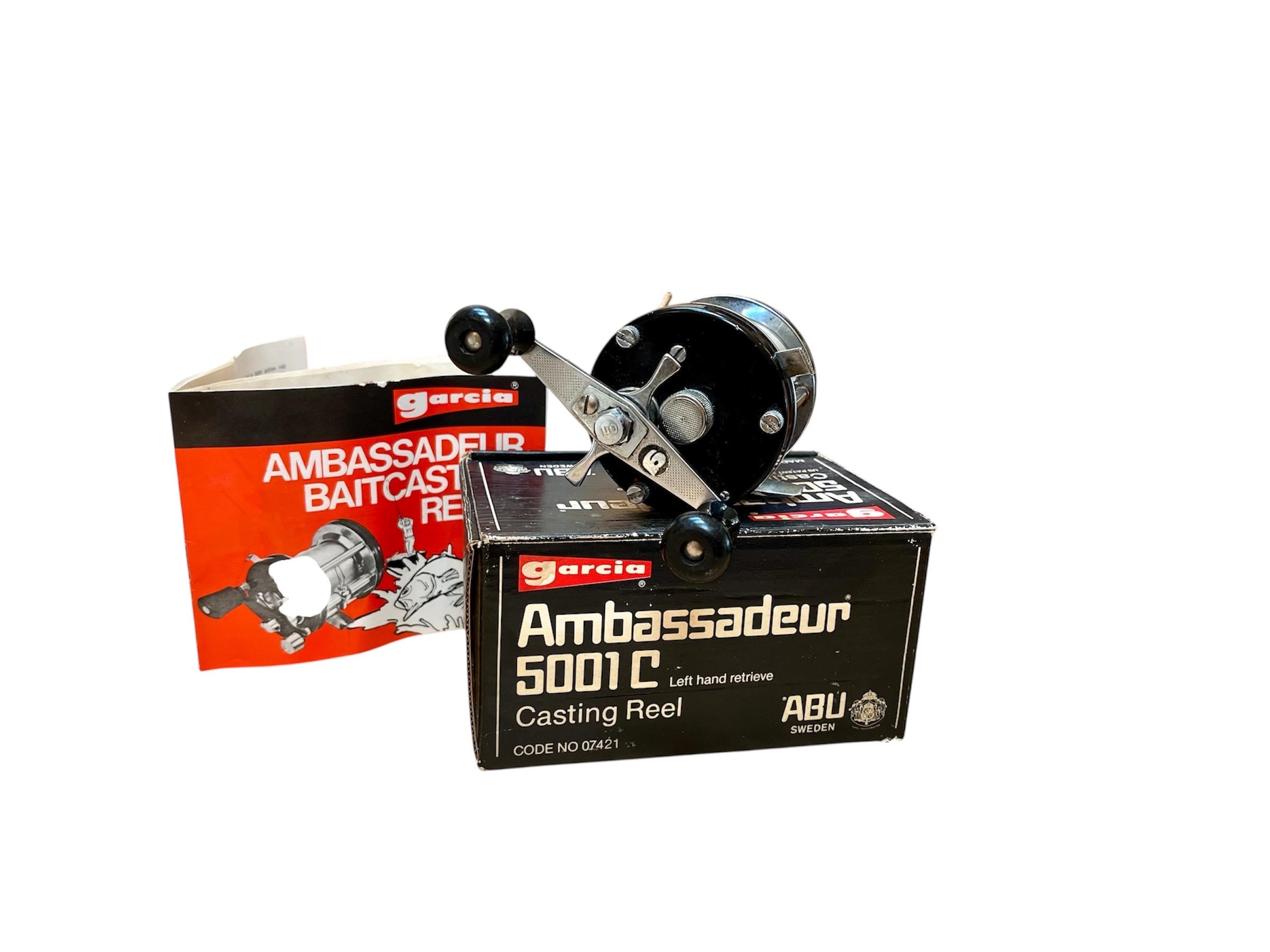 Vintage Abu Garcia Ambassadeur 5001C Reel: 1980s With Original Box
