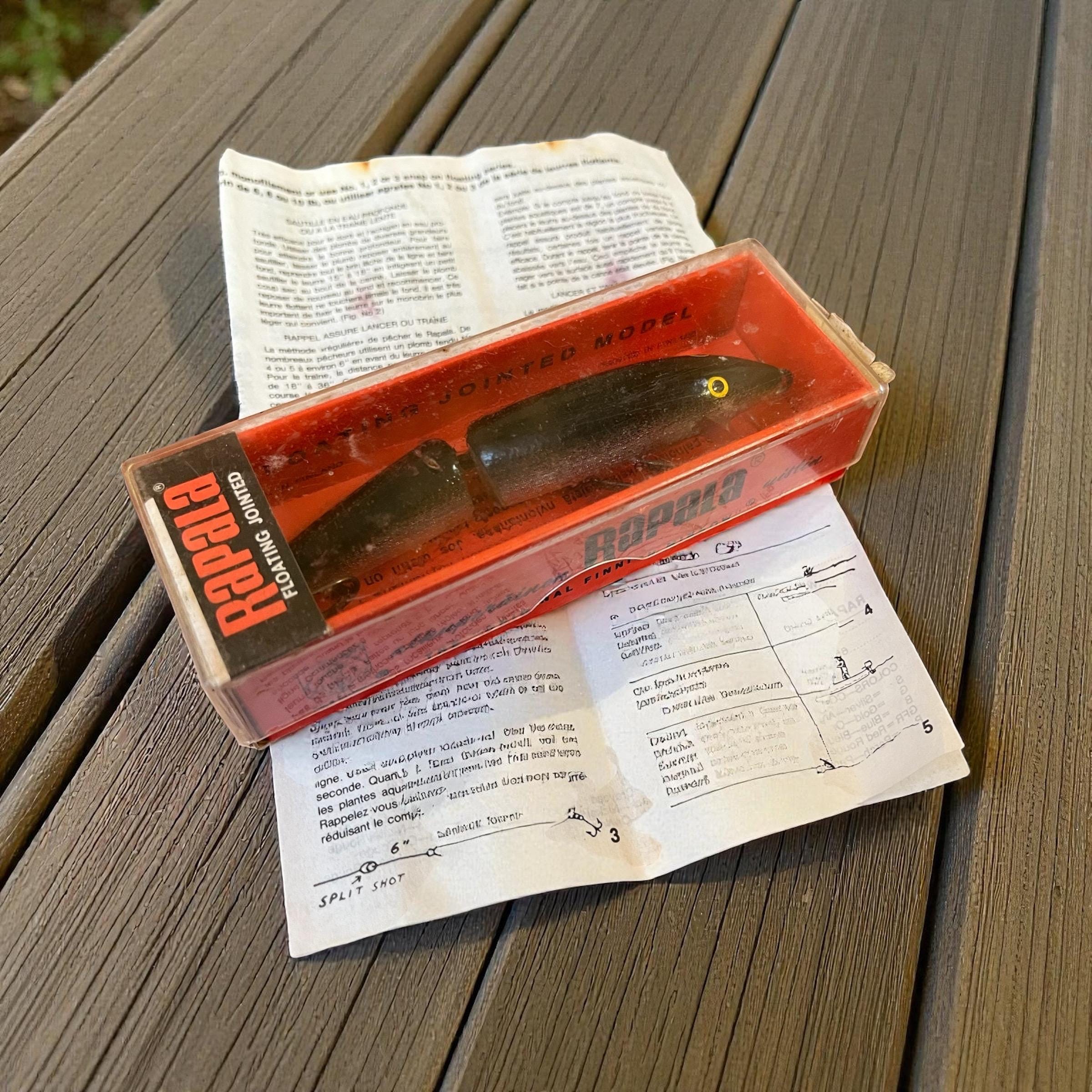 Puff Jetable Leurre Rapala J-9 Flottant à Articulation - Gold