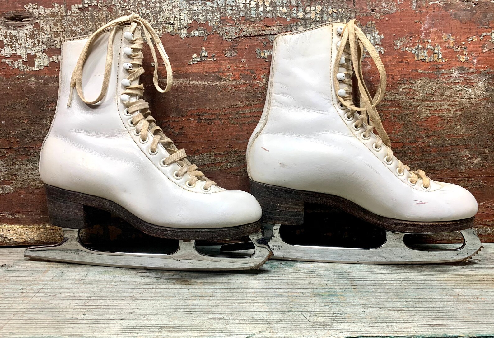 Harlick Competitive Figure Ice Skates Vintage Hand Crafted in Etsy