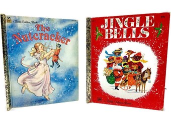 Der Nussknacker und Jingle Bells : 2 Vintage Kleine Goldene Bücher