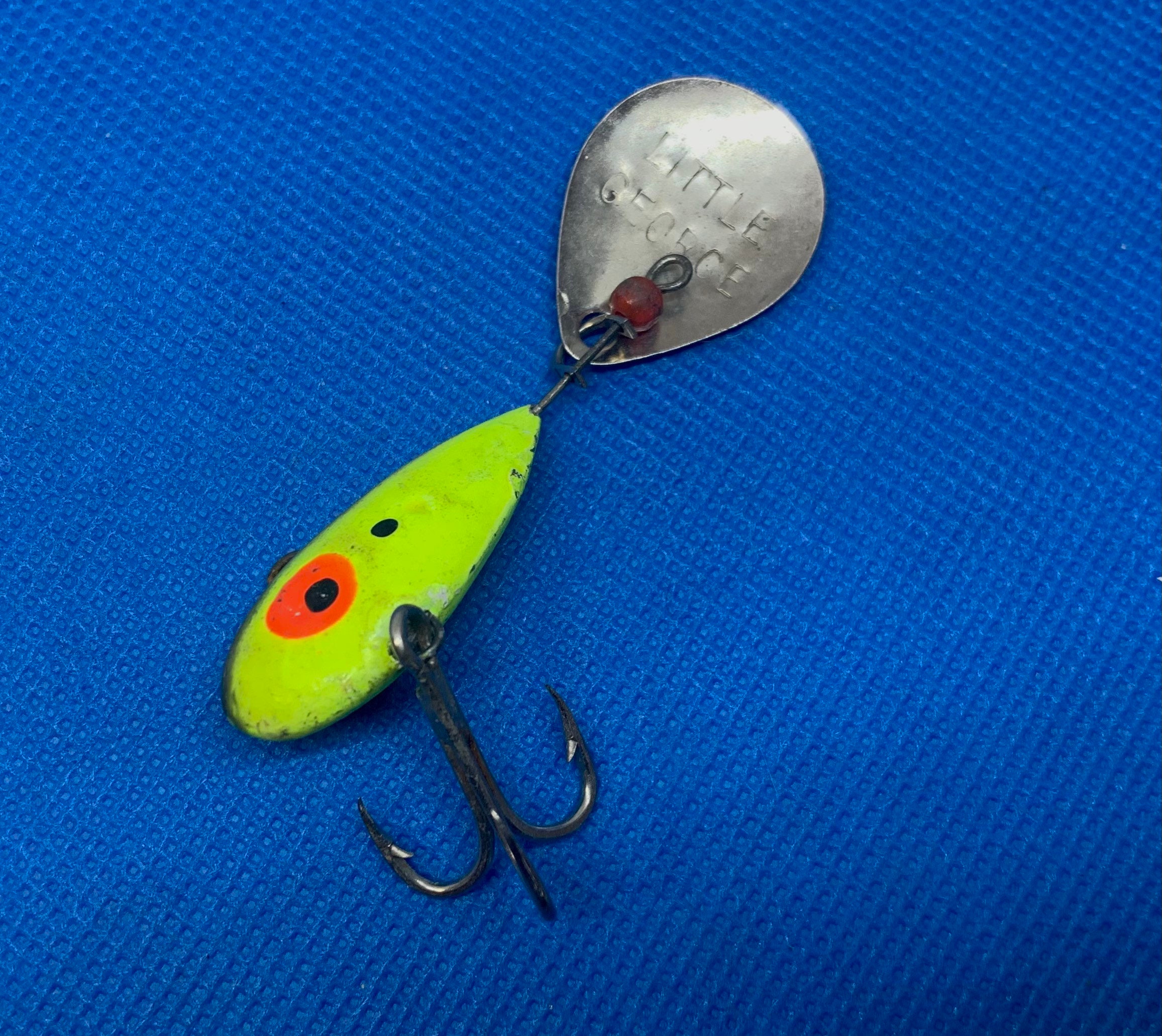 Bass Fishing Lure Collection, Lot of 8 Vintage Tom Mann's Little George  Hammered Chrome Lipless Tail Spin Jig Spinner Bait Fishing Lures -   Australia