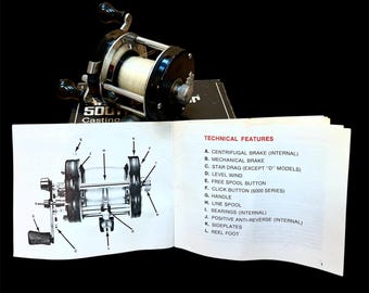 ヴィンテージ アブガルシア アンバサダー 5001C リール：1980年代