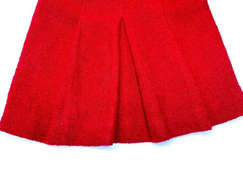60s Red Boucle Suit Vintage 1960s Jacket and Skirt Size - Etsy