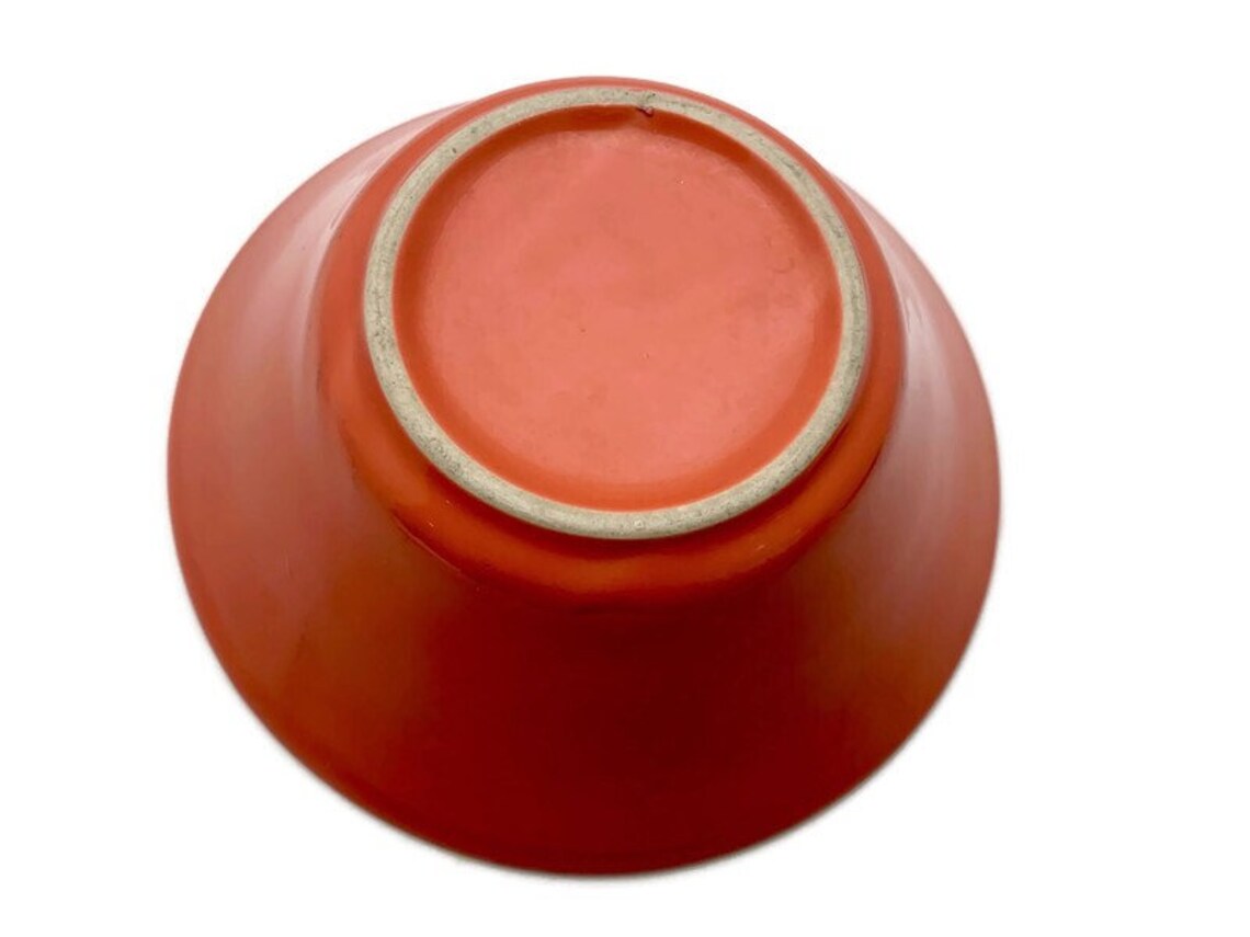 Pottery Soup Bowls Set of 7 Colorful Vintage Ceramic Etsy