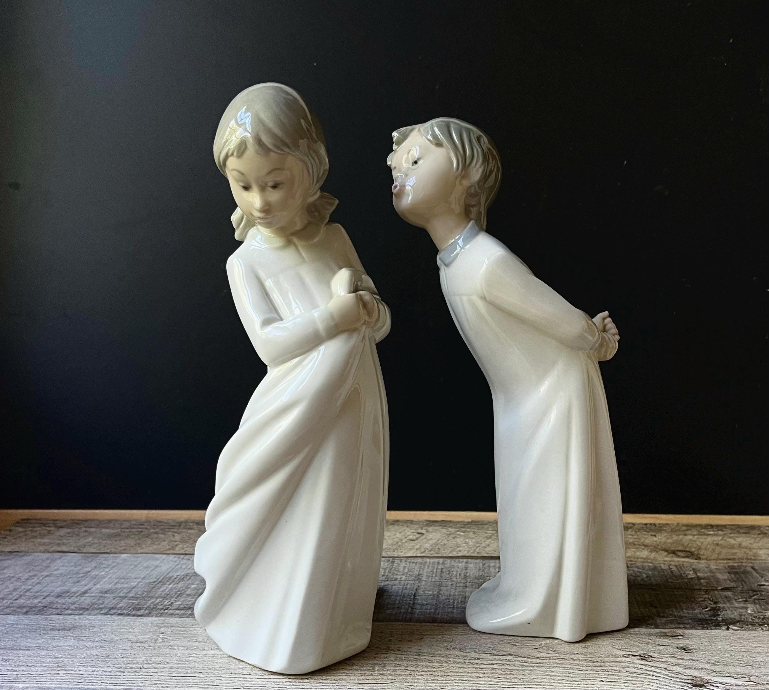 アンティーク雑貨 zaphir made in spain Zaphir Made in Spain Fine Porcelain Figurine - Etsy