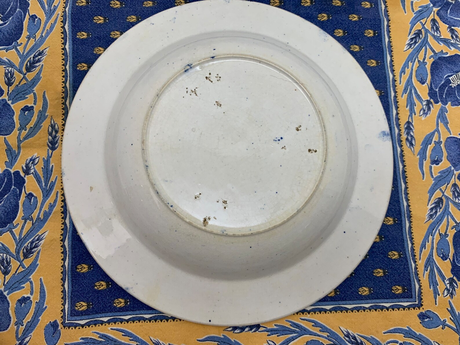 Blue Willow Pasta Bowls Antique Flow Blue Transferware Blue Etsy