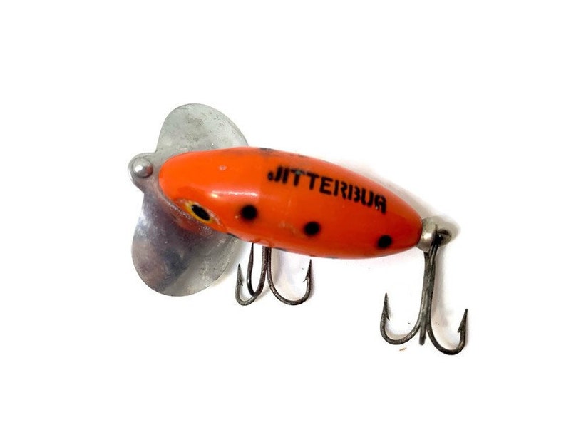 Jitterbug Fishing Lures Vintage Fred Arbrogast Lot of 4 With Etsy