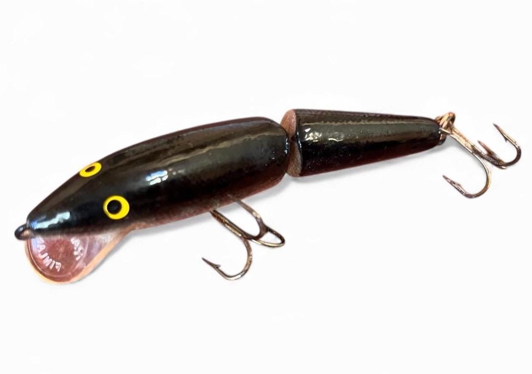 Leurre De Pêche Articulé Vintage RAPALA FINLAND J-9 - Flottant - Rare Boîte Et Papiers