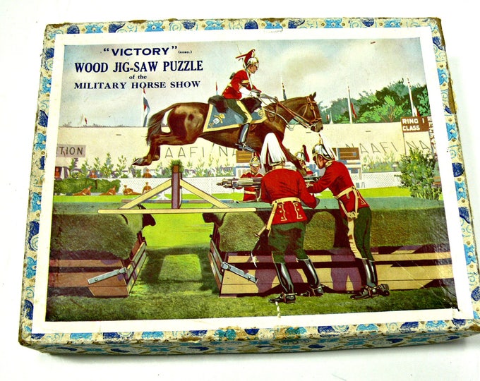 Vintage Wood Puzzle Made in England G. J. Hayter a Etsy