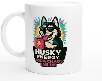Husky Energy Mug — Funny Dog Coffee Cup