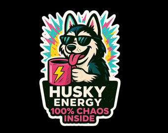 Husky Energy Die-Cut Sticker