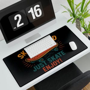 Skateboard Desk Mats, Mouse Pad, Office Decor, Gamer Gift, Computer Accessories, Desk Accessories
