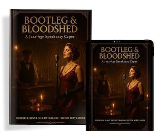 1920s speakeasy jazz-age gangster Murder Mystery game