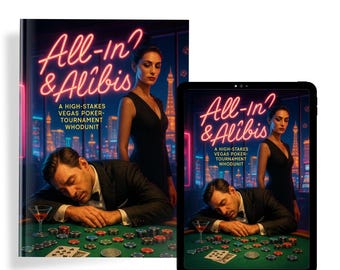 A High-Stakes Vegas Poker-Tournament Whodunit Mystery Game Kit