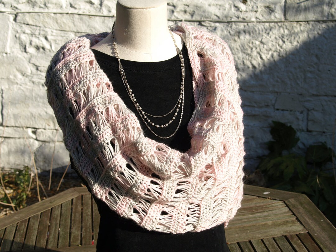 PATTERN Broomstick Lace Shawl Wrap Crochet Etsy