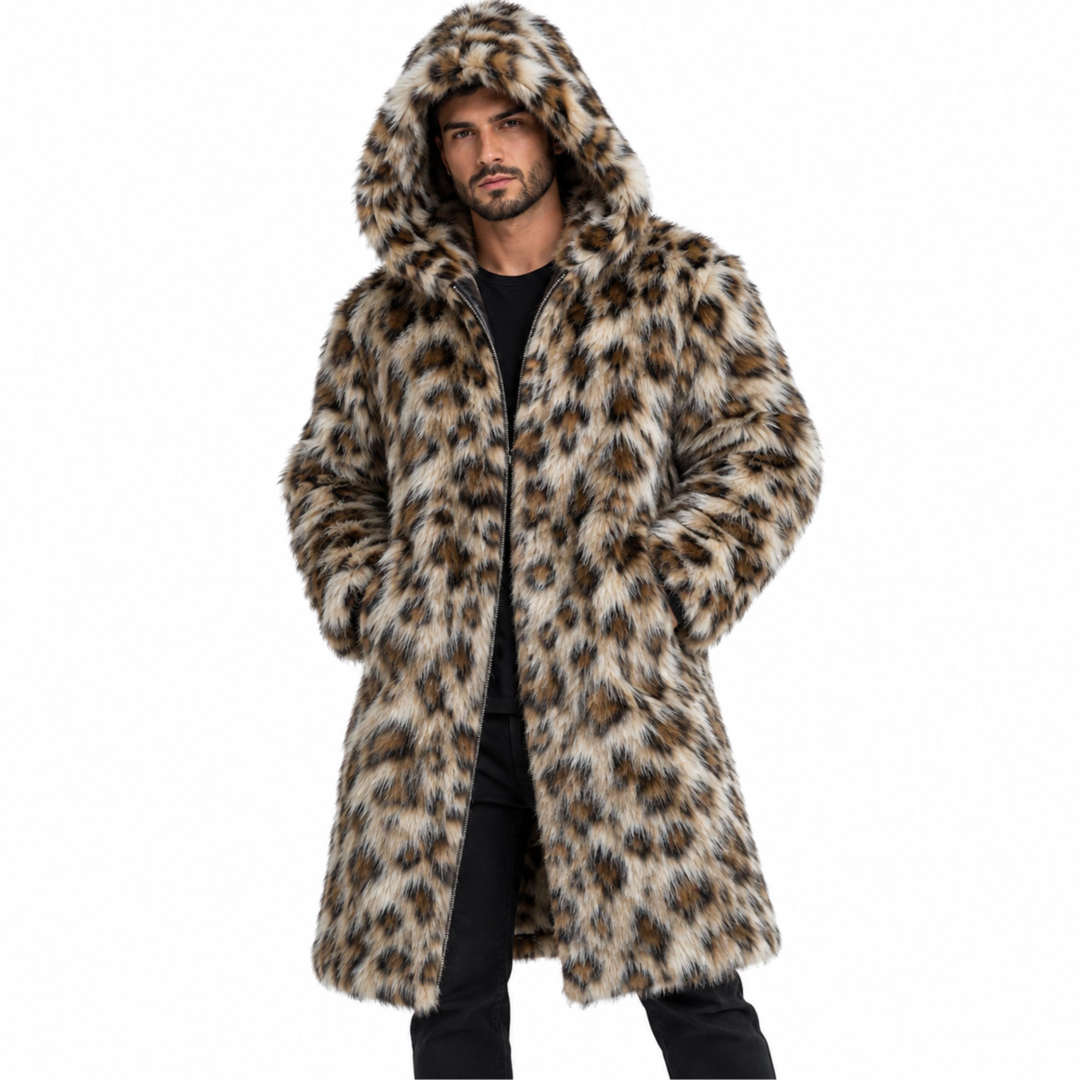 Long Leopard Coat - Etsy