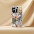 Magnolia Floral Pearl Design Phone Case, iPhone 17 16 15 14 13 12 11 X Pro Mini Max MagSafe Case, Samsung S25 S24 S23 S22 S21 S20 Plus Ultra product logo