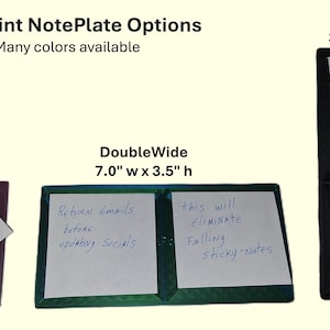 Clip-on Monitor Note Holder: Sticky and Plain Paper Note Display System ...