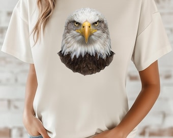 Bald Eagle T-Shirt: American Wildlife Portrait Tee