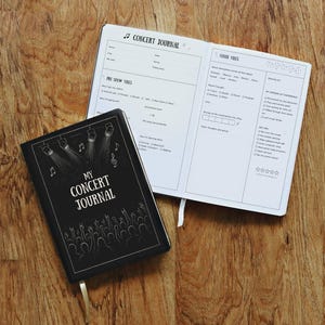 Concert Journal - Music Lover&#39;s Ultimate Experience Tracker | Printable PDF
