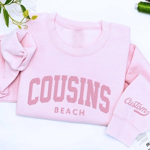 Personalized Embroidered Sweatshirt, Custom Crewneck, Custom Text Sweatshirt, Embroidered Text Crewneck, Gift for Bride, Mothers Day Gift