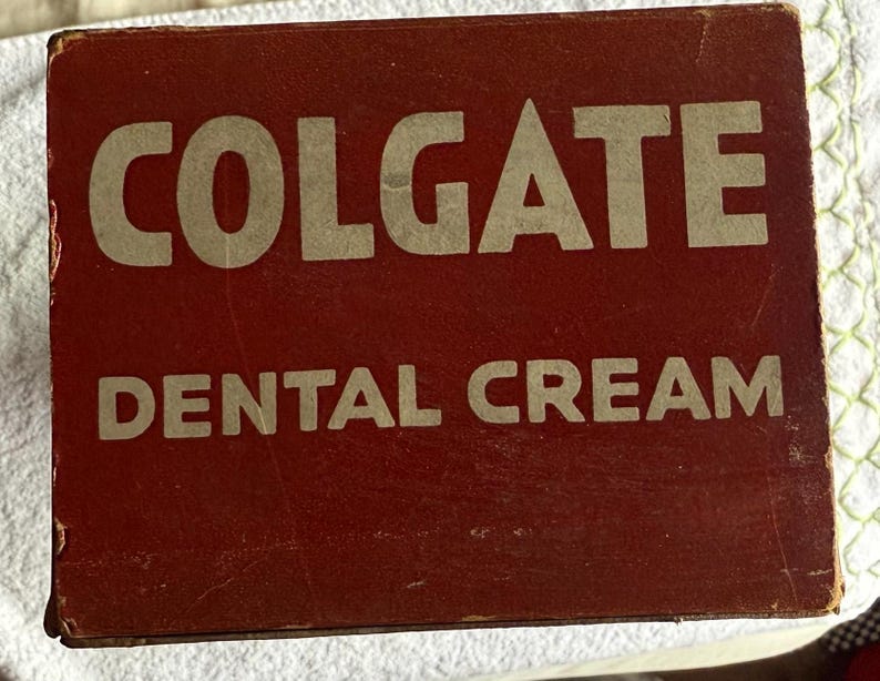 Vintage COLGATE Display Box 20”X 5”X4” in Excellent Condition. a Must ...