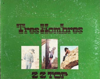 1972年製、ZZトップのヴィンテージ・アルバム「Tres Hombres」。非常に良好な状態です。