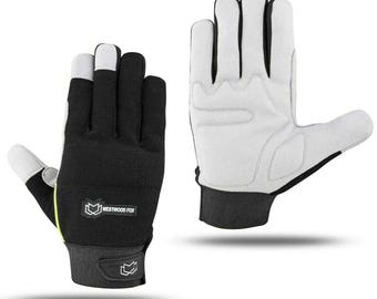 Gardening Gloves Flexible Synthetic Leather Utility Work Gloves