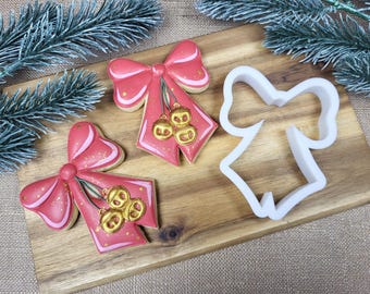 Christmas Bow Cookie Cutter STL File | 3D Printer Model | One Size | Instant Download