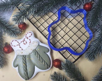 Christmas Mittens Cookie Cutter STL File | 3D Printer Model | One Size | Instant Download