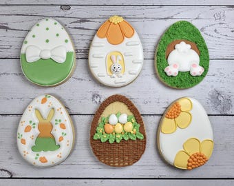 Easter Eggs Cookie Decorating Class | Step-by-Step Video Tutorial