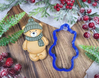 Teddy Bear Cookie Cutter STL File | 3D Printer Model | One Size | Instant Download