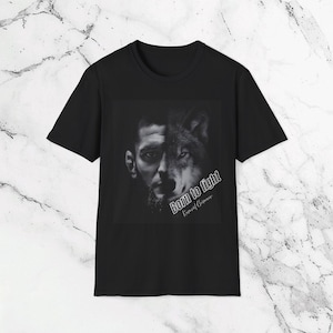 Khamzat Chimaev UFC Shirt-Wolf Design MMA Grappling T-Shirt-Unisex Softstyle Chechnya Wrestling Tee