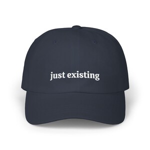 Existential Dad Cap, Unisex Adjustable Cotton Hat