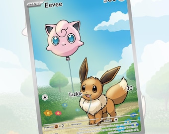 Eevee | Custom Fan Art Pokemon TCG Card