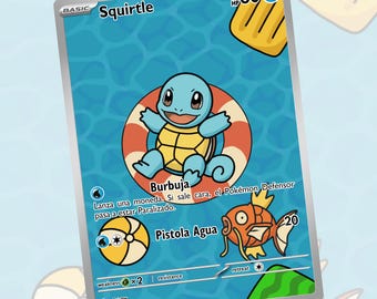 Squirtle Pool | Custom Fan Art Pokemon TCG Card