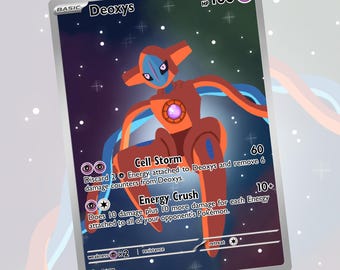 Deoxys | Custom Card Fan Art Pokemon TCG