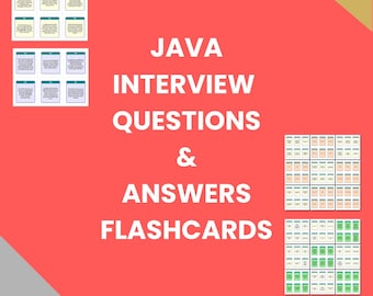 240 Plus | Java-interviewvragen Flashcards (revisiekaarten) | PDF | Direct downloaden