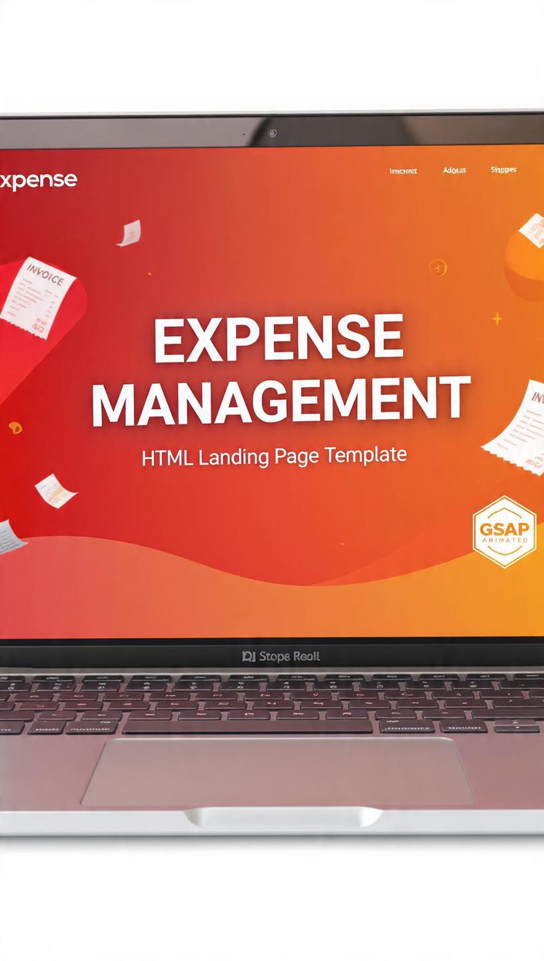 Expensive Tracker Html/css Design Expense Tracker Website Template HTML CSS Javascript GSAP Animation ...